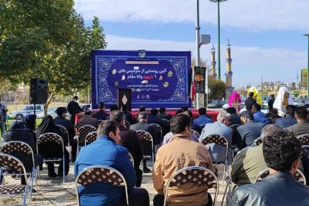 آئین رونمایی از سردیس ۶ شهید در کرمانشاه برگزار شد