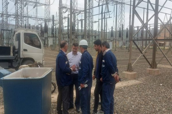 رفع حادثه از اتصال CVT پست ۲۳۰ کیلوولت نیروگاه بیستون در برق منطقه‌ای غرب