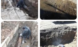 سه نقطه از شبکه آب کرمانشاه بدون ایجاد قطعی تعمیر شد