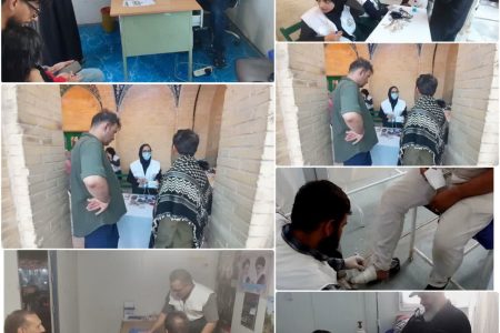 خدمات شبانه‌روزی بسیج جامعه پزشکی استان کرمانشاه در مسیر اربعین