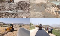 ۱۹ کیلومتر روکش آسفالت و اجرای گسترده طرح‌های ایمنی در شهرستان گیلانغرب