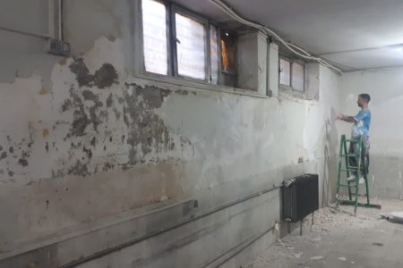 آغاز عملیات بهسازی و بازسازی بخشی از سالن بدنسازی مخابرات کرمانشاه