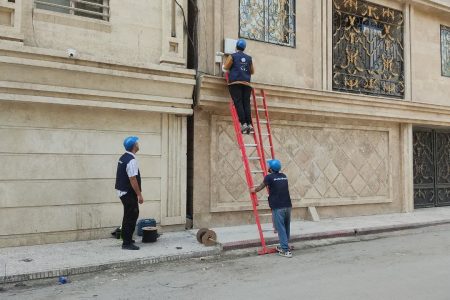 آغاز عملیات کابل‌کشی فیبر نوری در خیابان ازهر