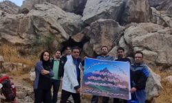 صعود گروه کوهنوردی دامپزشکی کرمانشاه به قله دوکل