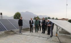 پنل خورشیدی ۱۸.۵ کیلوواتی ادارهکل دامپزشکی کرمانشاه به بهرهبرداری رسید