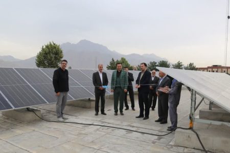 پنل خورشیدی ۱۸.۵ کیلوواتی اداره‌کل دامپزشکی کرمانشاه به بهره‌برداری رسید